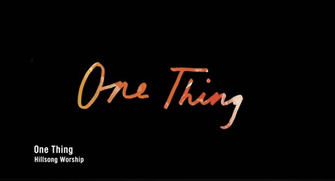 Hillsong Worship   One Thing  subtitulado en espa  ol  1080P HD 