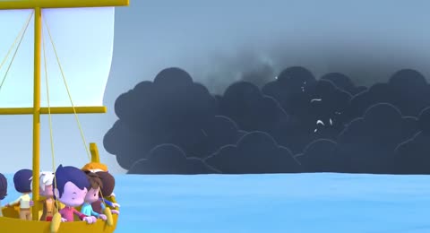 JESUS Y LA TORMENTA        PEQUE  OS HEROES   Cancion infantil Cristiana 720P HD 