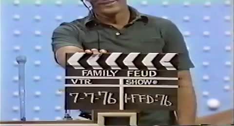 Family Feud   FIRST Episode from 1976 with original commercials 