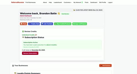 Send review request new customer