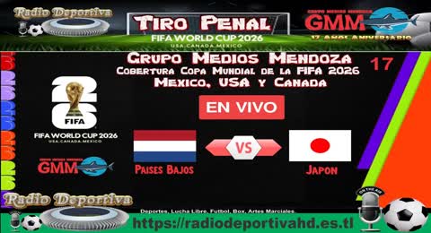 Copa Mundial 2026 17 Paises Bajos vs Japon 