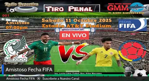 Mexico vs Colombia En Vivo  Amistoso  Fecha FIFA  Preparacion 2025  Tiro Penal 001