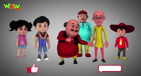 Motu Patlu   6 episodes in 1 hour   3D Animation for kids    86