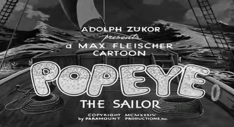 0006e Popeye 1934 Shiver Me Timbers