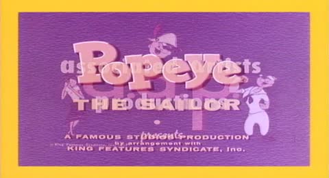 0020e Popeye 1953 Ancient Fistory