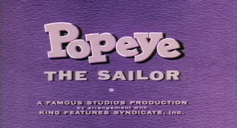 0056b Popeye 1954 Greek Mirthology