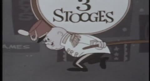 0061b New 3 Stooges E130 Lastest Gun in the West