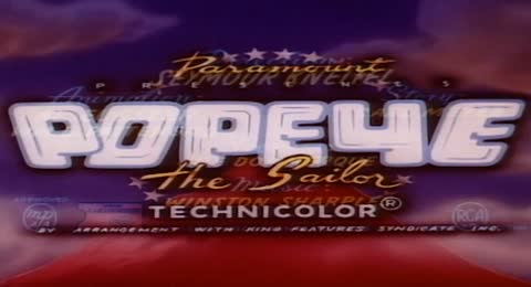 0062e Popeye 1957 Crystal Brawl