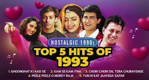 Best of 90s Songs   Top Hits Of 1993   Evergreen Romantic Songs Video Jukebox