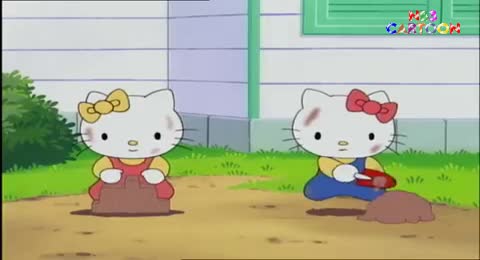 DESSIN ANIME       HELLO KITTY       Kitty a les yeux plus gros que le ventre HD Francais