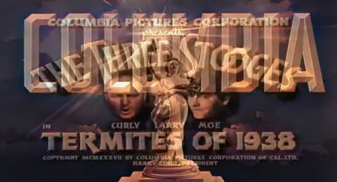 028 Los Tres Chiflados  Termitas de 1938   A Color 1938  Audio Latino  REMASTERIZADO