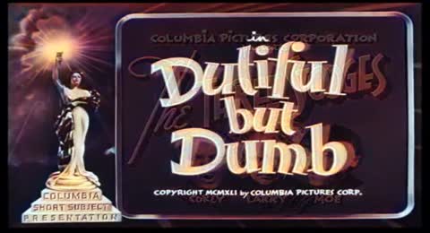 054 Los Tres Chiflados  Hermosa  pero poco talentosa   A Color 1941  Audio Latino  REMASTERIZADO