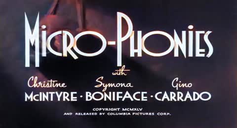 087 Los Tres Chiflados  Los micro  fonicos  1945  Audio Latino  REMASTERIZADO