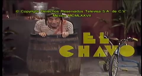 EL CHAVO   PINTANDO LA VENCINDAD 1977