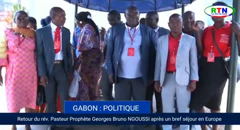 Retour du rev  Pasteur Proph  te Georges Bruno NGOUSSI apr  s un bref s  jour en Europe