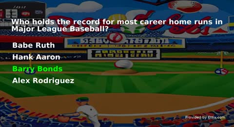 baseball trivia challenge quiz